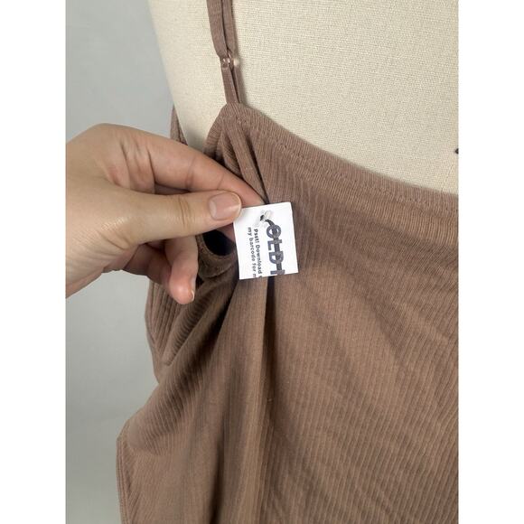 Old Navy 4x Basic Brown Bodysuit Fall Autumn Festival Layered Look Normcore - Picture 4 of 9